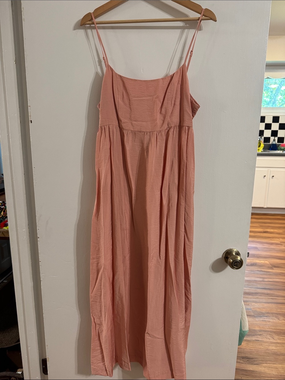a new day Peach Spaghetti-Strap Maxi Dress